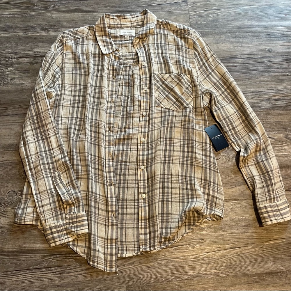 NWT Lucky Brand flannel shirt